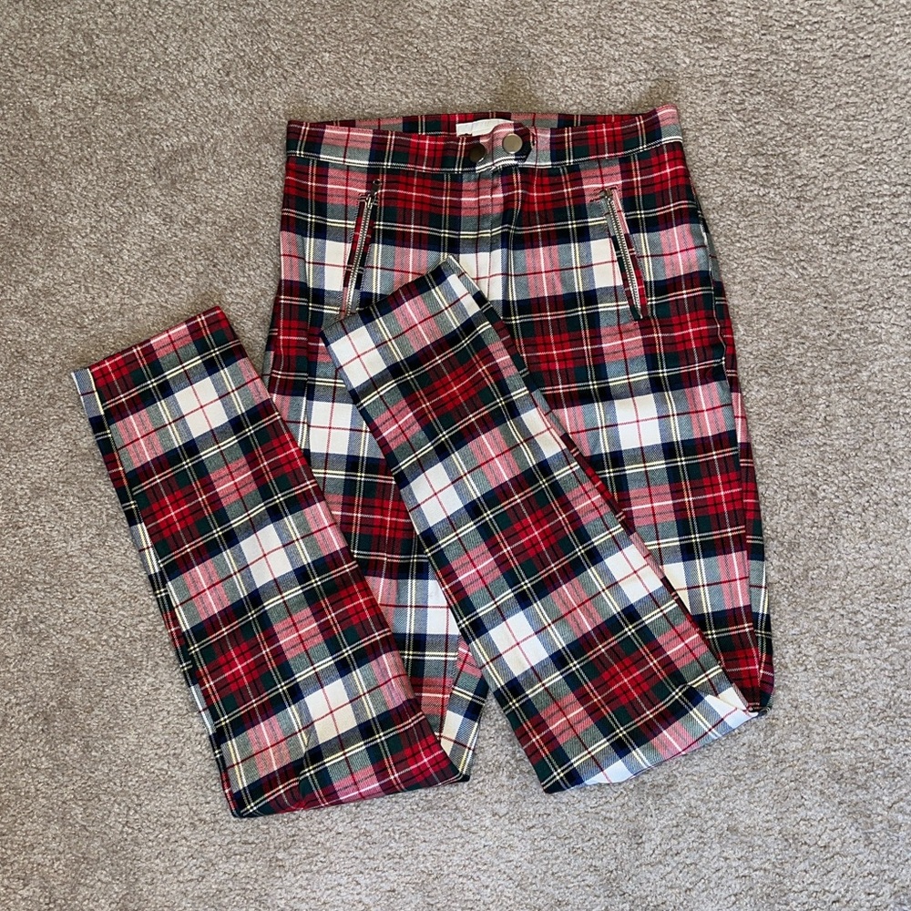 H&M Colorful Checkered Pants